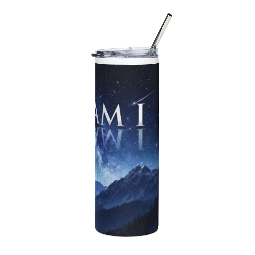 I Am ; Am I collection 20oz Stainless Steel Tumbler — Mountain Night Sky Insulated Travel Cup