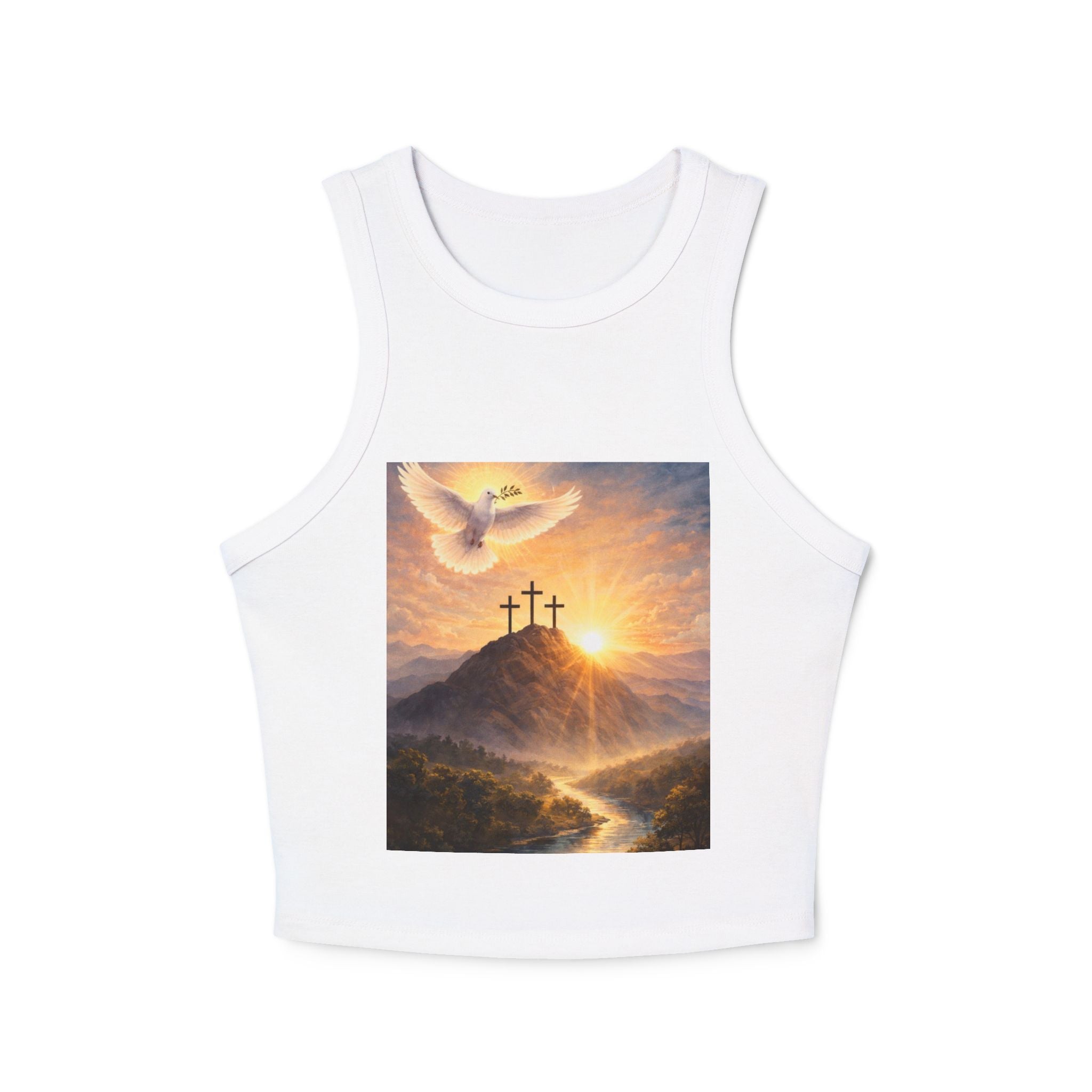 Women's Micro Rib Racer Tank Top