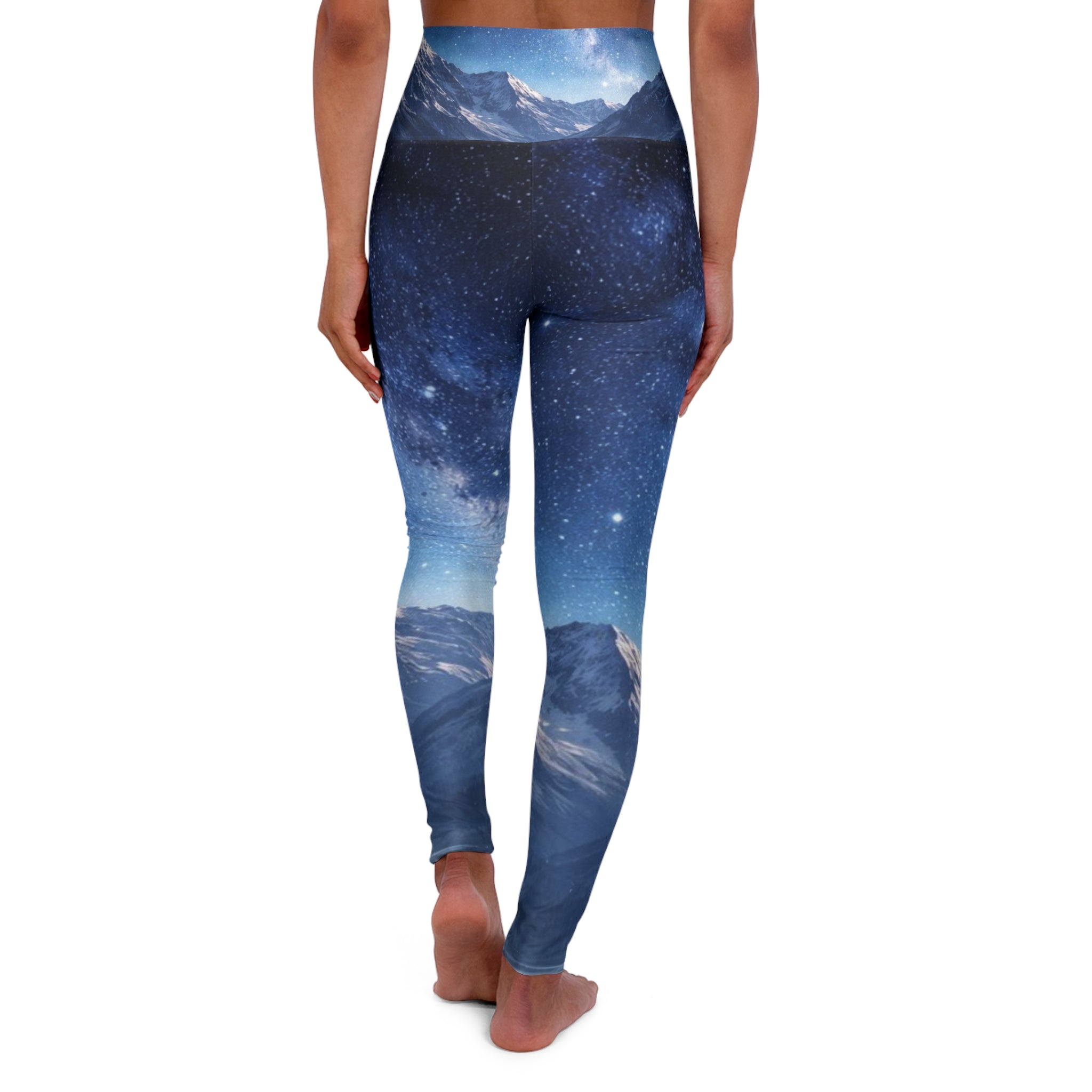 High Waisted Yoga Leggings (AOP)