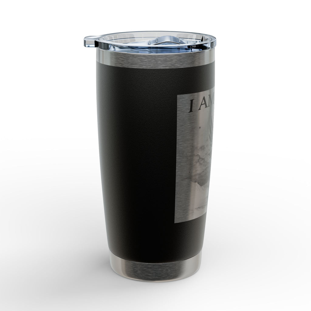 Engraved 20oz Tumbler — 'I AM; AM I' Raven Moon Design