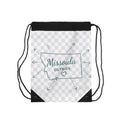 Missoula Outside Drawstring Bag — "30 Miles Outside of Montana" Travel Gym Sack