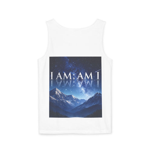"I AM; AM I" Night Sky Graphic Tank