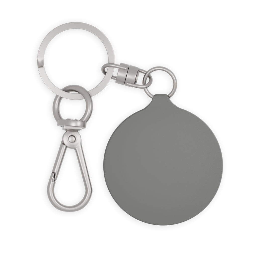 Keyring Tag — Minimalist “I Am ; Am I” Inspirational Keychain