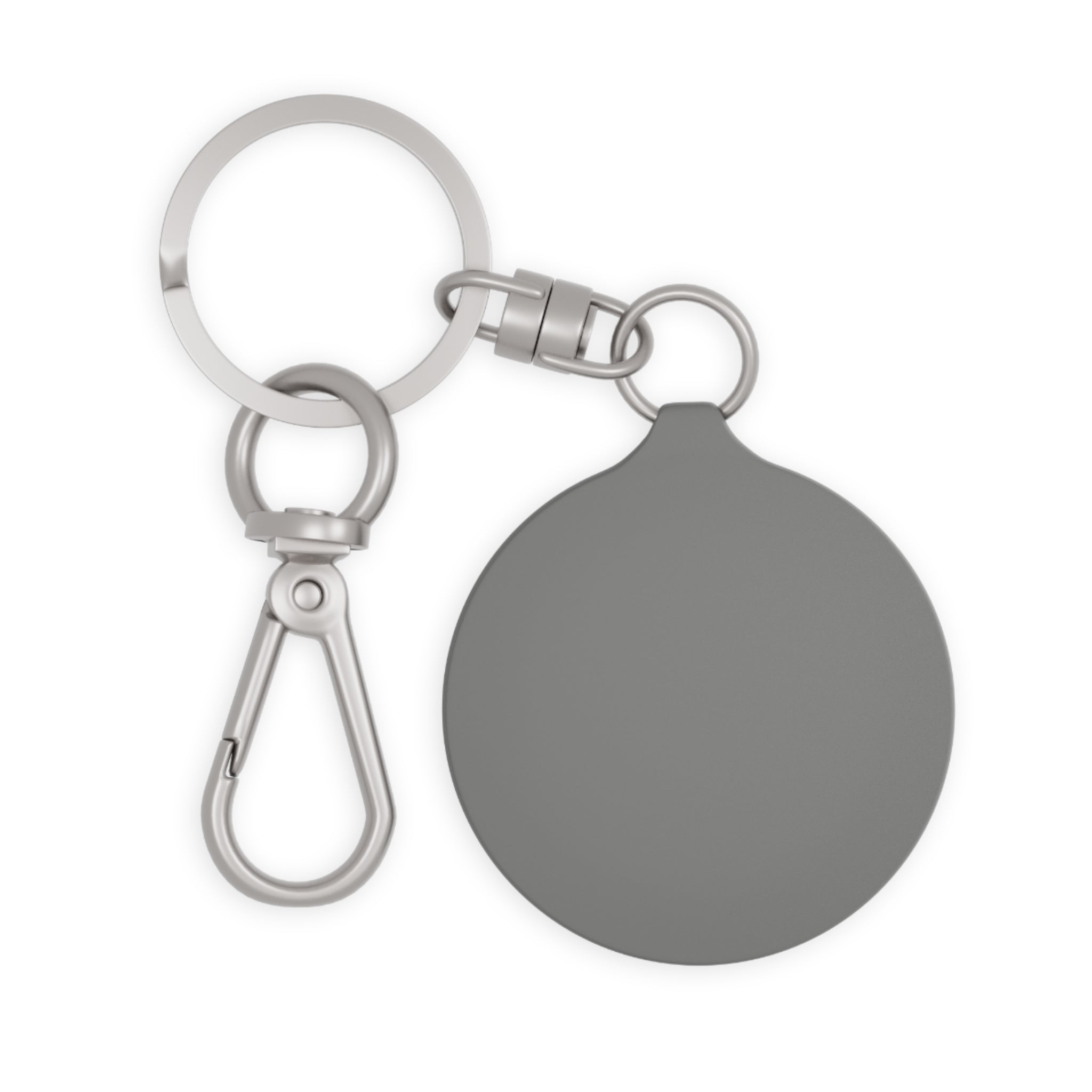 Keyring Tag — Minimalist “I Am ; Am I” Inspirational Keychain