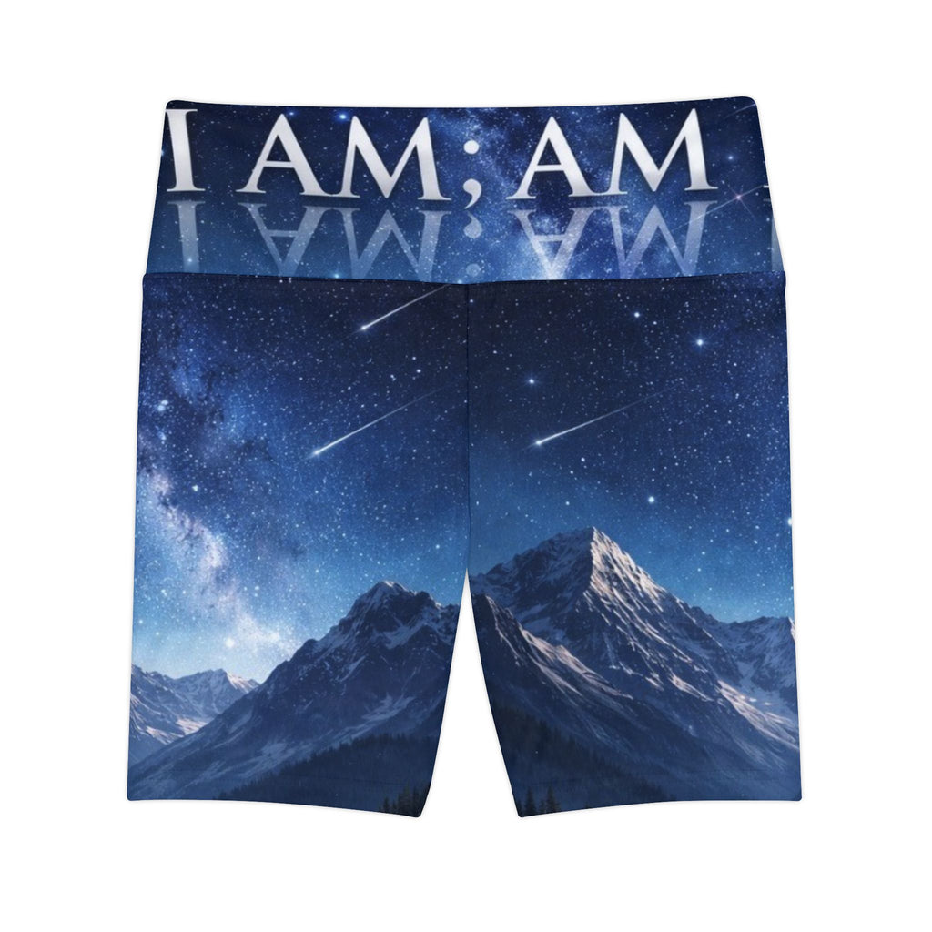I AM Mountain Night Women's Athletic Shorts