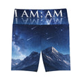 I AM Mountain Night Women's Athletic Shorts