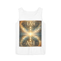 I Am ; Am I celestial Tank Top — Cosmic Sunburst Affirmation Vest