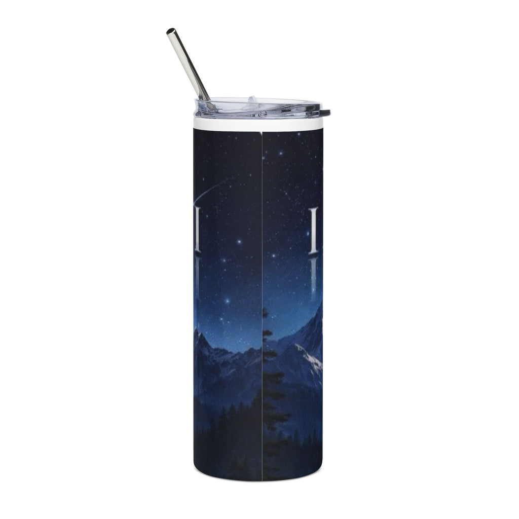 I Am ; Am I collection 20oz Stainless Steel Tumbler — Mountain Night Sky Insulated Travel Cup