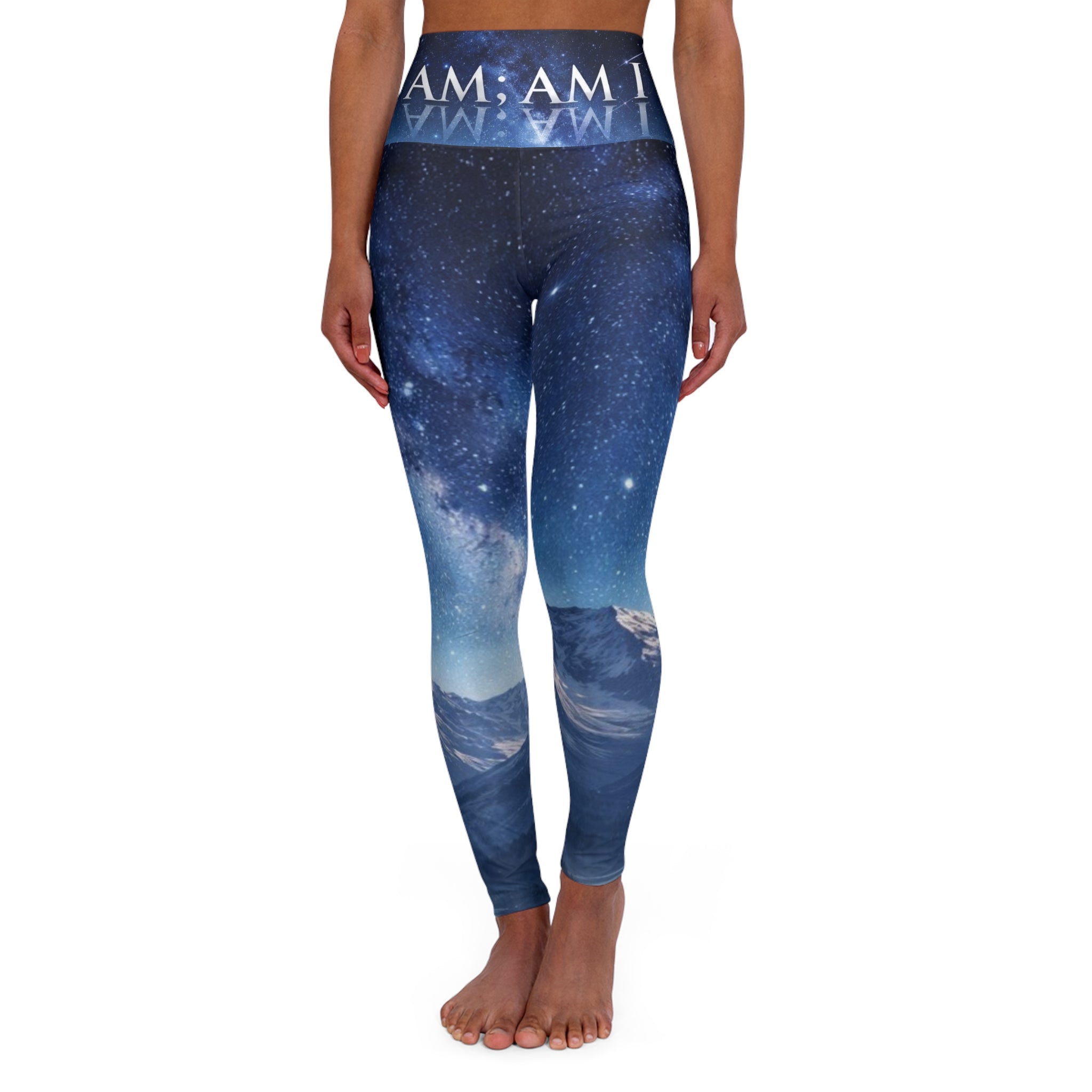 'I AM ; AM I collection Starry Night Mountain Print