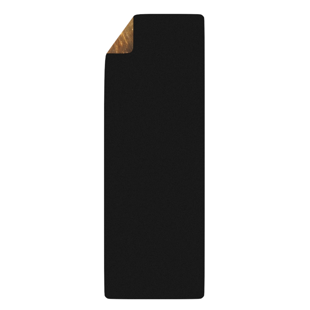 I AM Yoga Mat — Inspirational Rubber Yoga Mat with Golden Cosmic Design