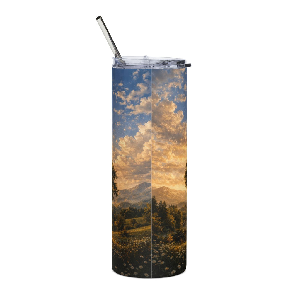 Inspirational 'I AM' Tree Stainless Tumbler - 20oz Insulated Travel Cup