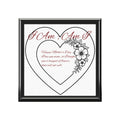 Say Happy Mother's Day with this bouquet of flowers she will treasure forever. Jewelry Box - "I Am, Am I" Heart Mother's Day Keepsake with Floral Design