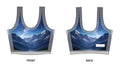 Mountain Night Sports Bra – "I AM, AM I" Inspirational Activewear