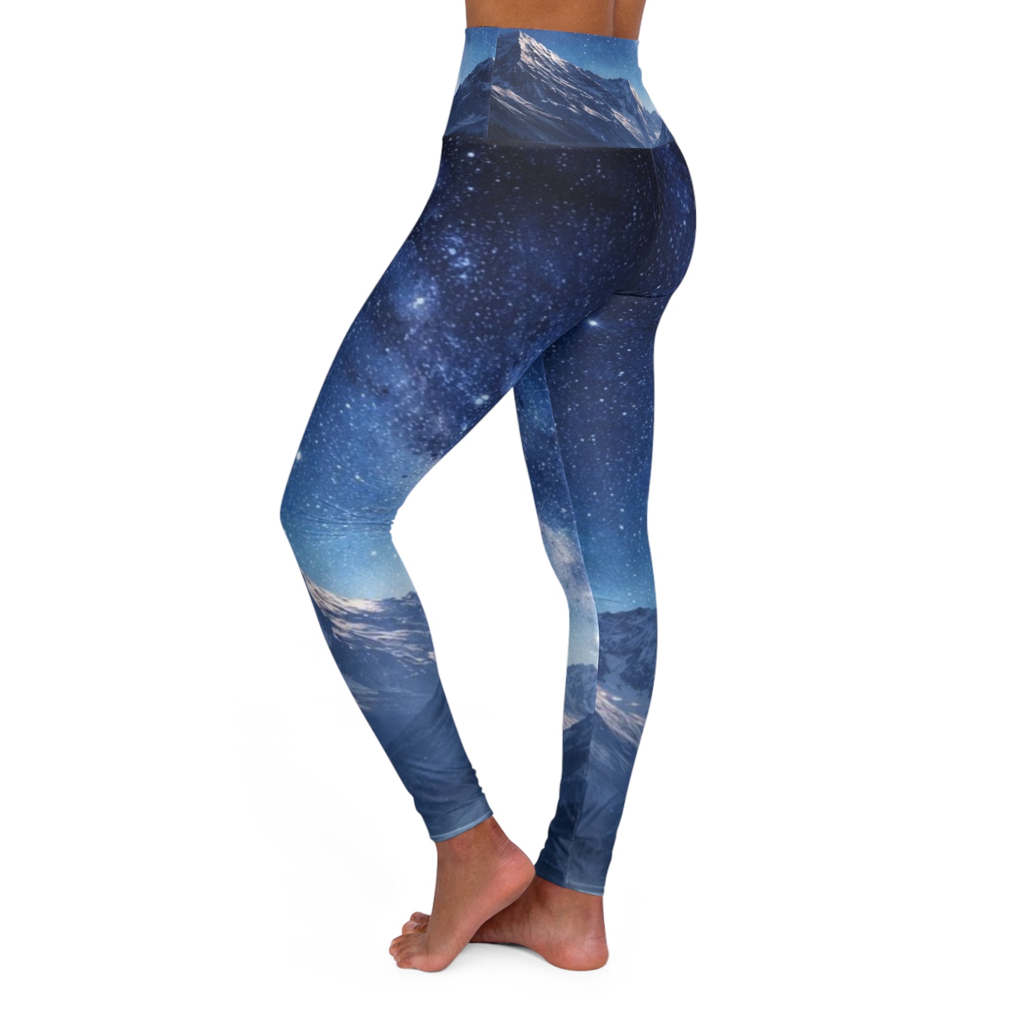 High Waisted Yoga Leggings (AOP)
