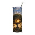 Inspirational 'I AM' Tree Stainless Tumbler - 20oz Insulated Travel Cup