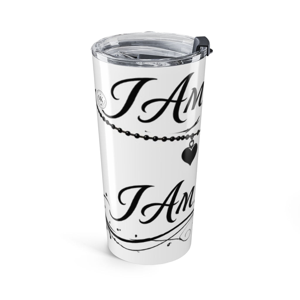 20oz 'Amor' Script Tumbler — Romantic Heart Travel Mug