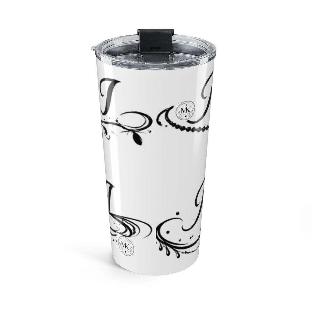 20oz 'Amor' Script Tumbler — Romantic Heart Travel Mug