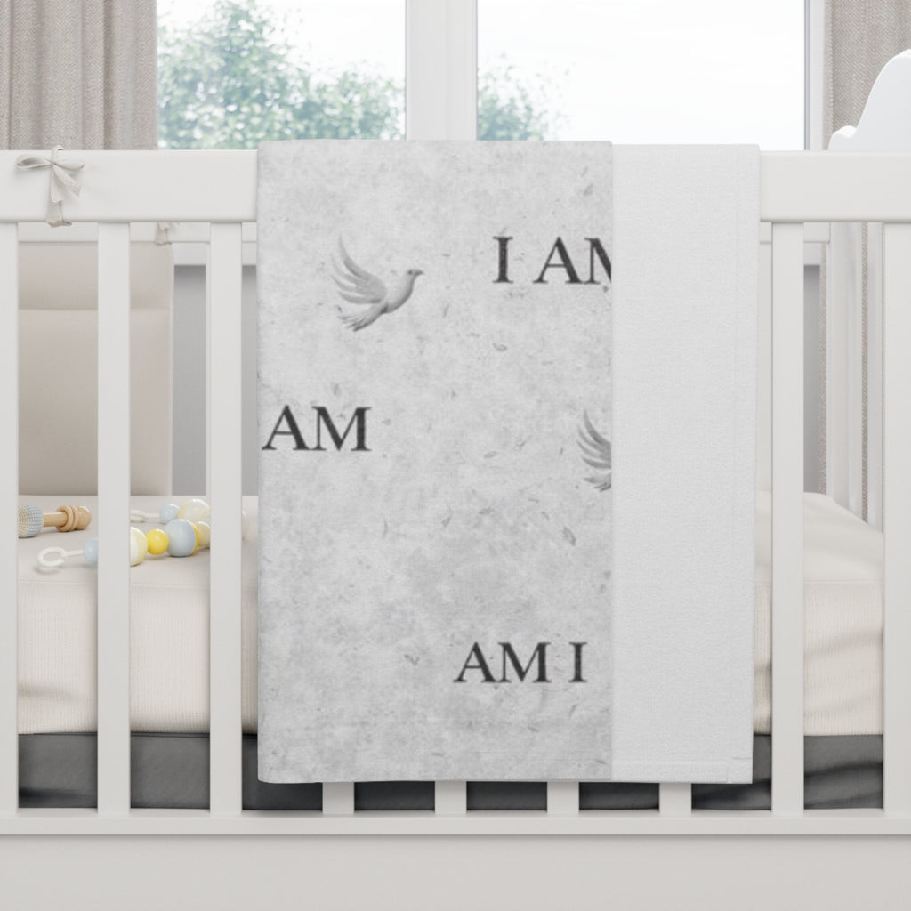 I Am ; Am I collection Soft Fleece Baby Blanket