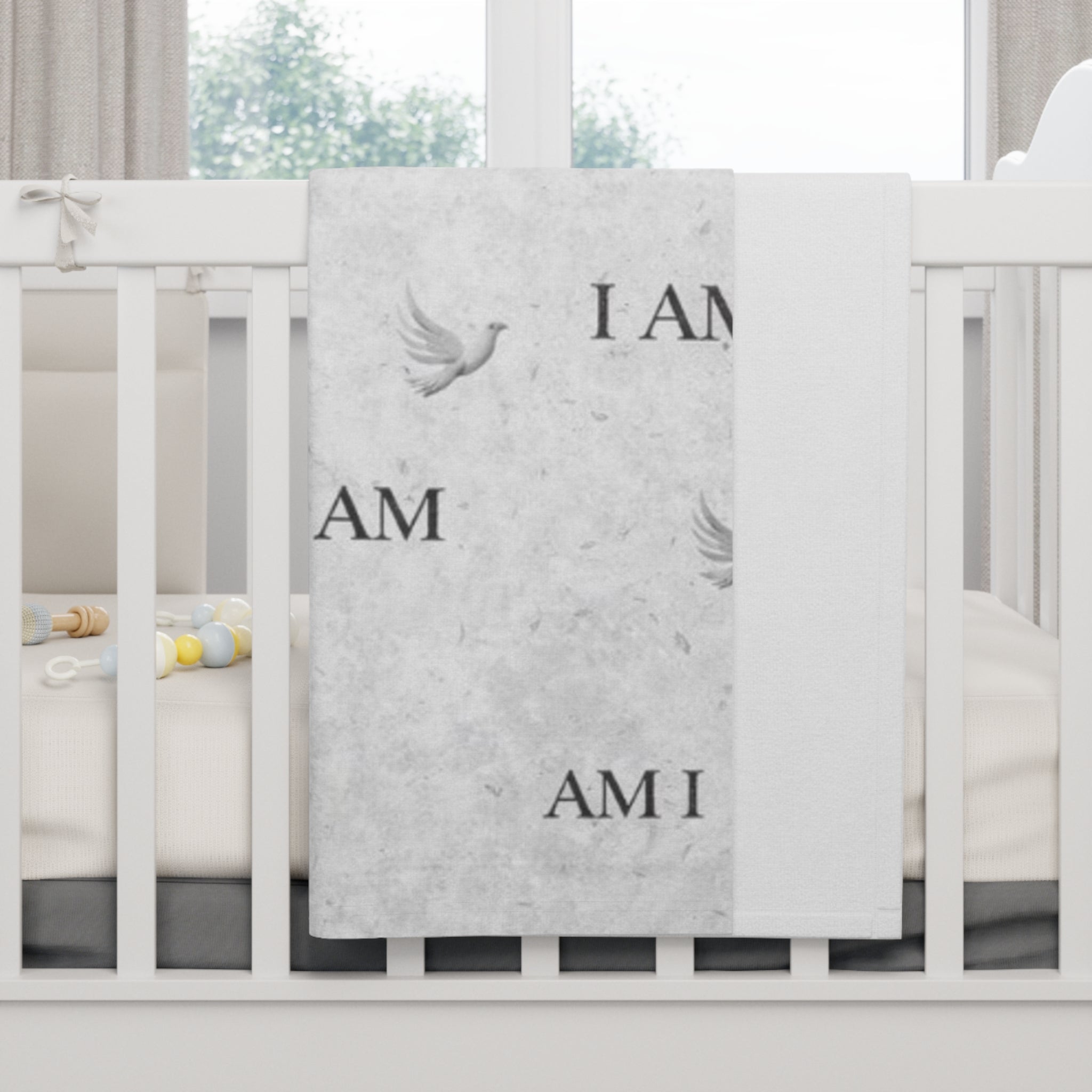 I Am ; Am I collection Soft Fleece Baby Blanket