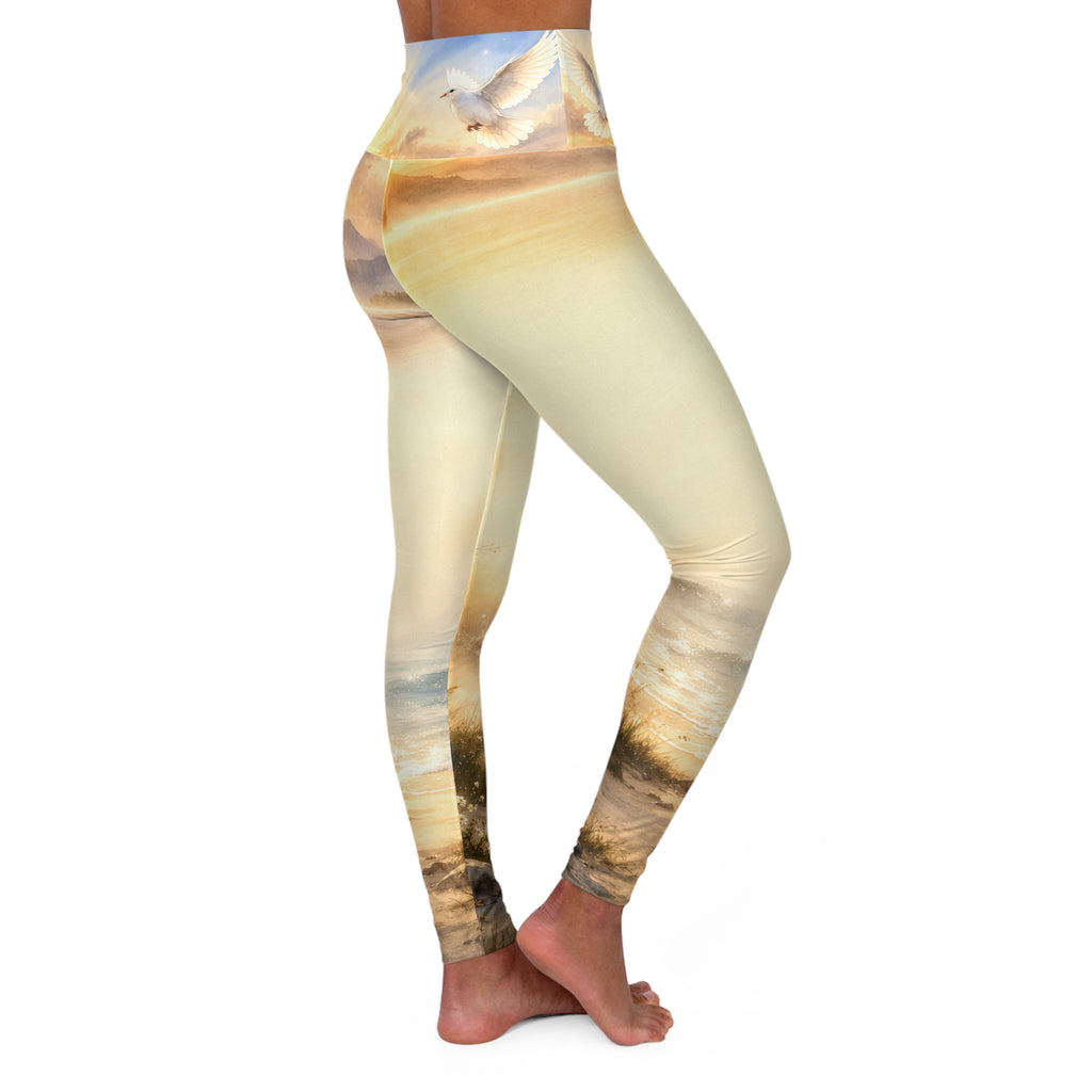 I Am ; Am I collections Sunset Breeze High-Waisted Yoga Leggings
