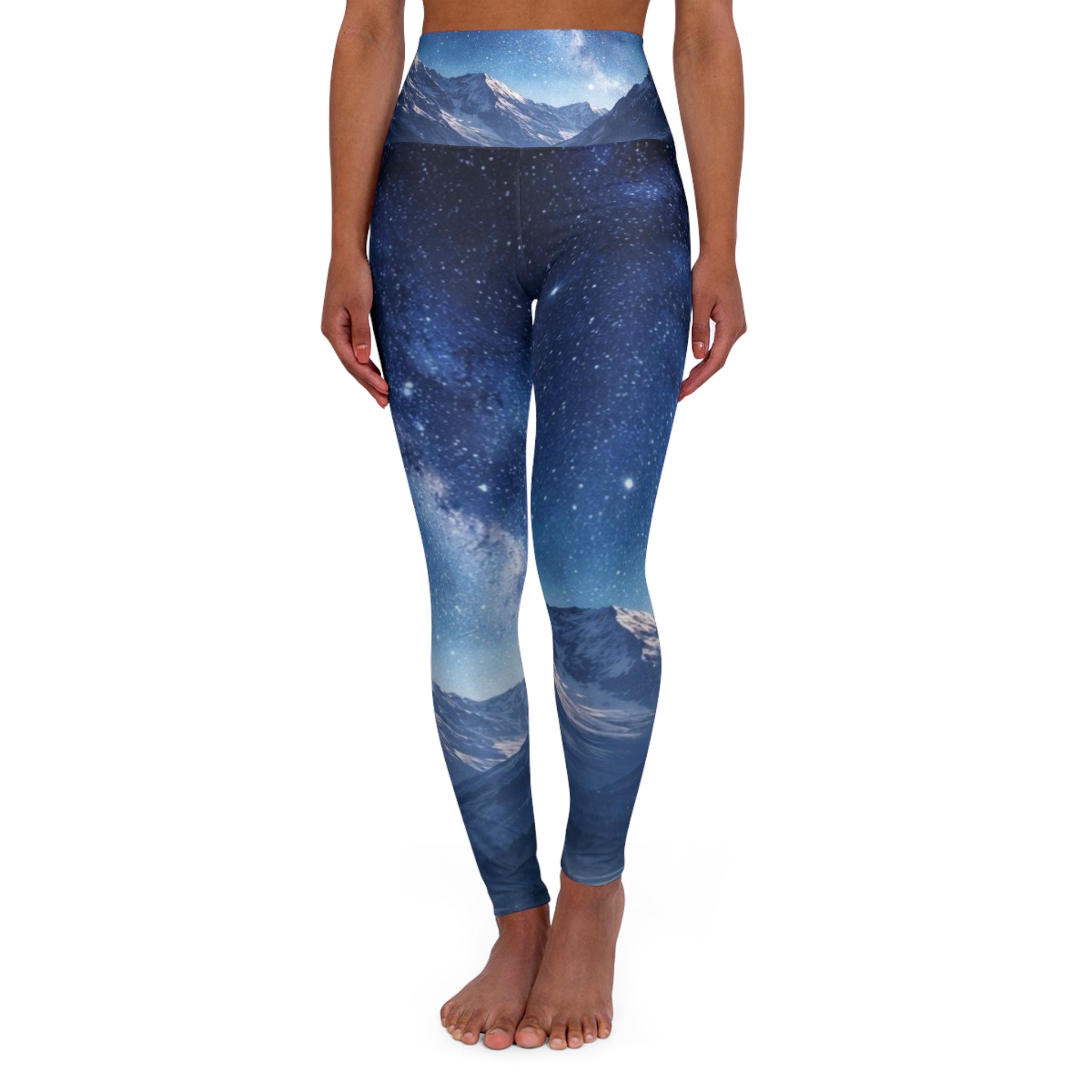 High Waisted Yoga Leggings (AOP)