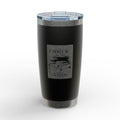 Riva 20oz Engraved Tumbler — Classic Nautical Boat Design