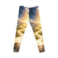 Heavenly Path Leggings — Sunrise Dove Scenic All-Over-Print Yoga Leggings