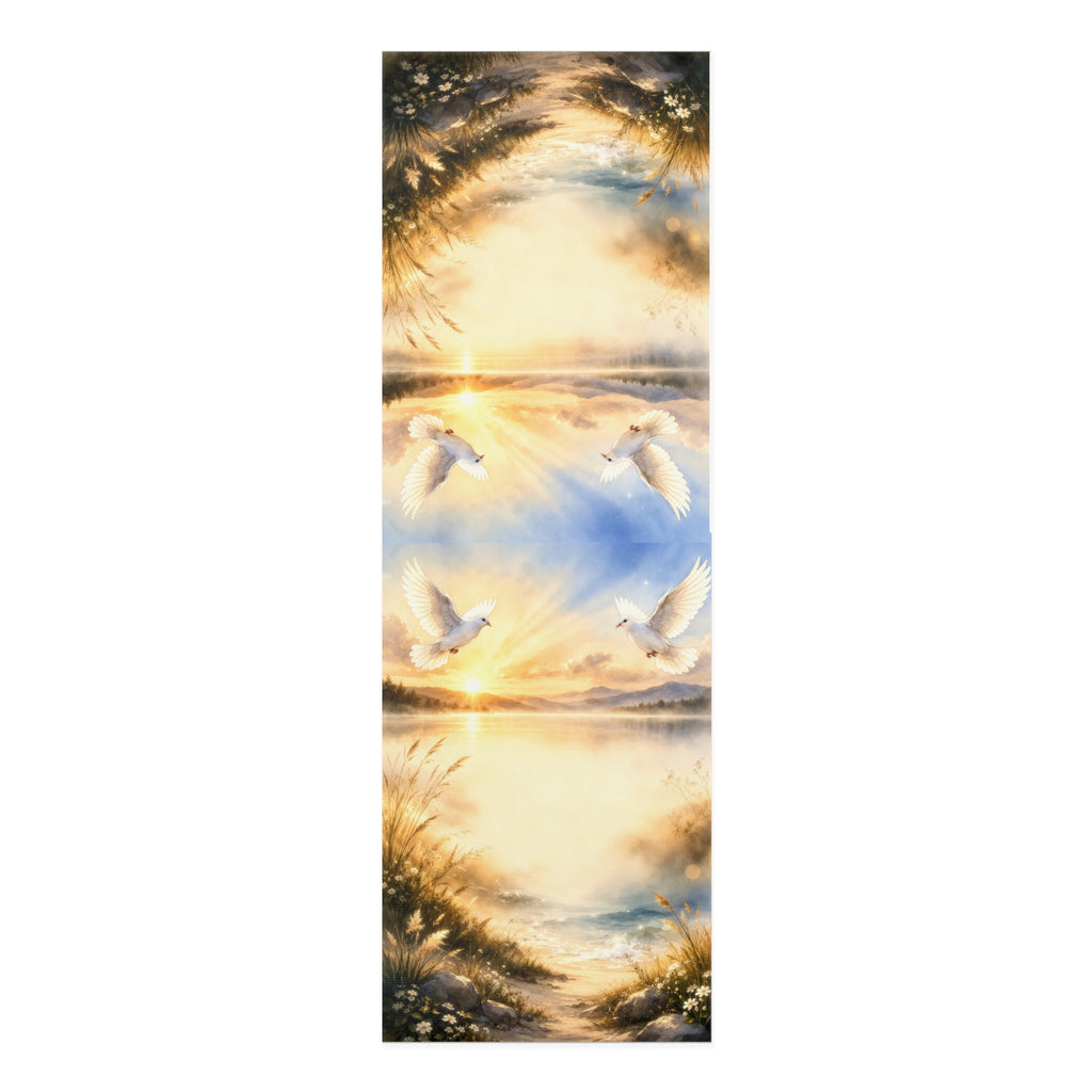 Serene Sunrise Dove Foam Yoga Mat