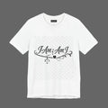 I Am ; Am I Script Tee – Inspirational Self-Love Graphic T-Shirt