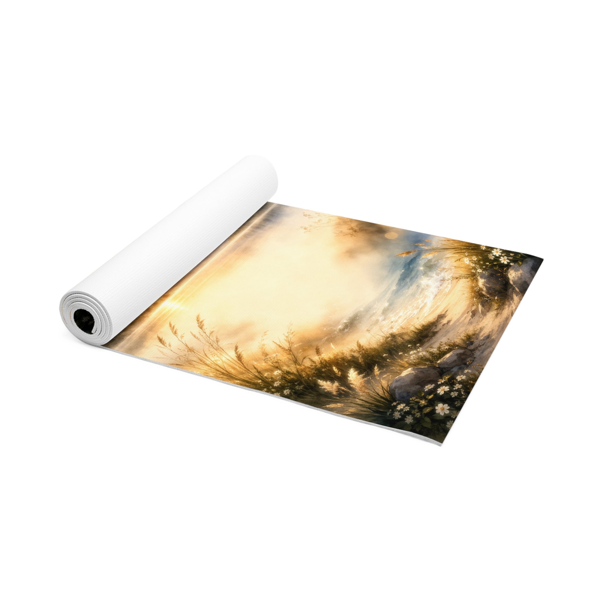 Serene Sunrise Dove Foam Yoga Mat