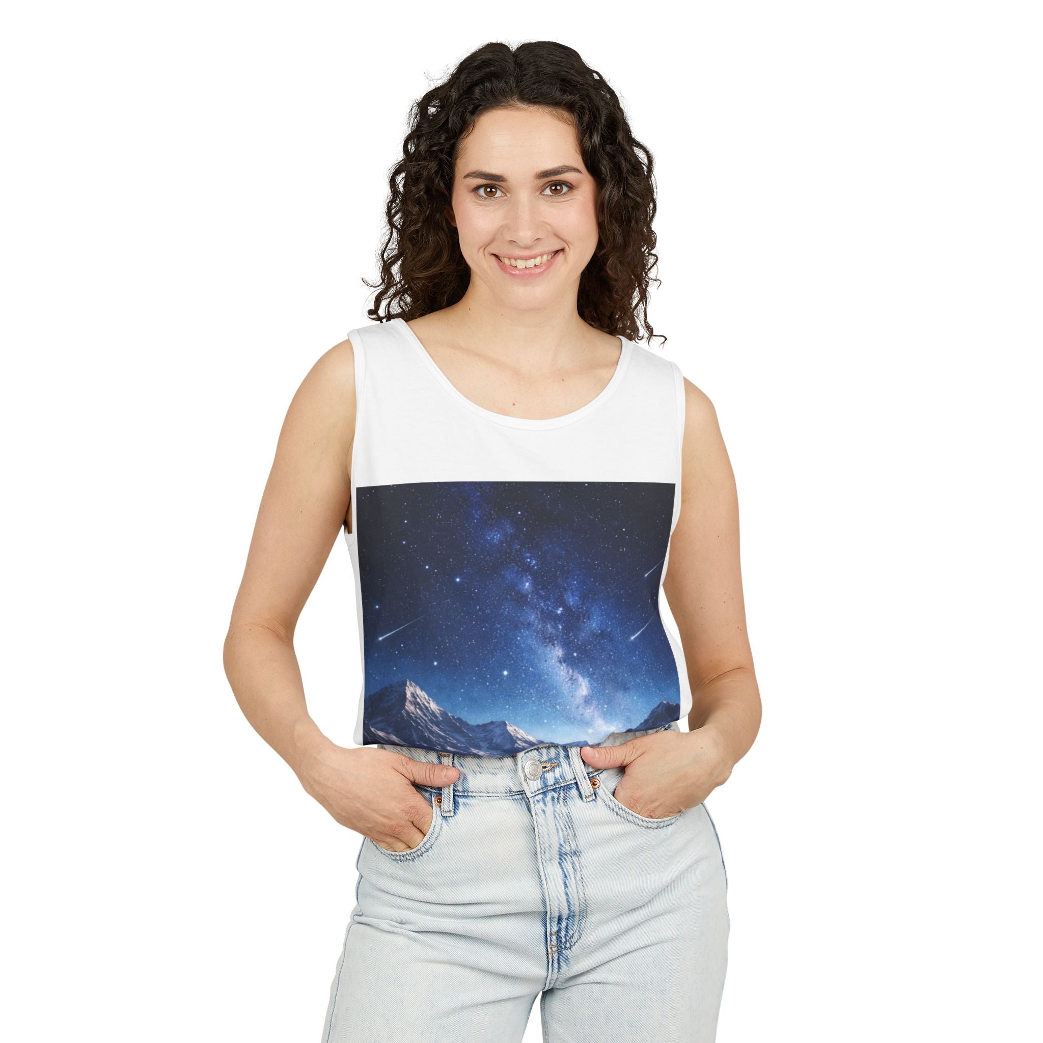 "I AM; AM I" Night Sky Graphic Tank
