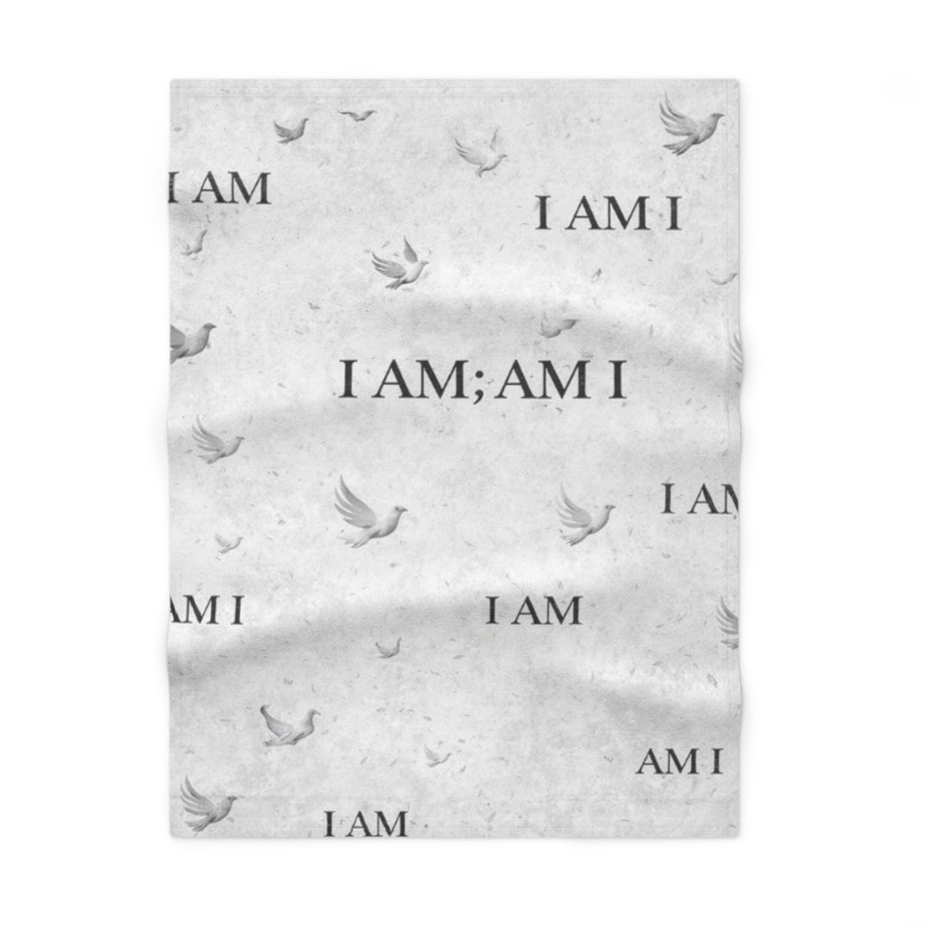 I Am ; Am I collection Soft Fleece Baby Blanket