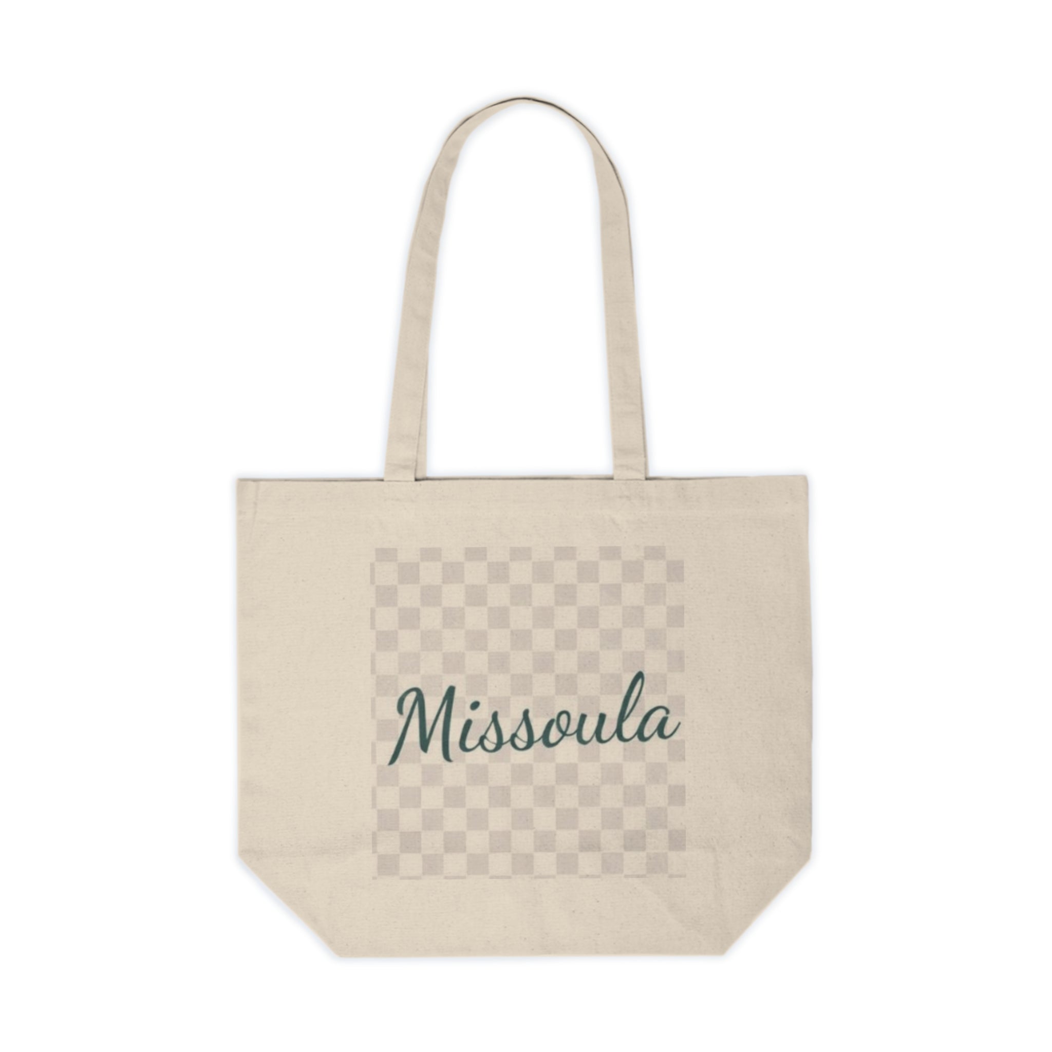 Missoula Montana Tote Bag – "Flocking 30 Miles Outside of Montana" Canvas Shopping Tote